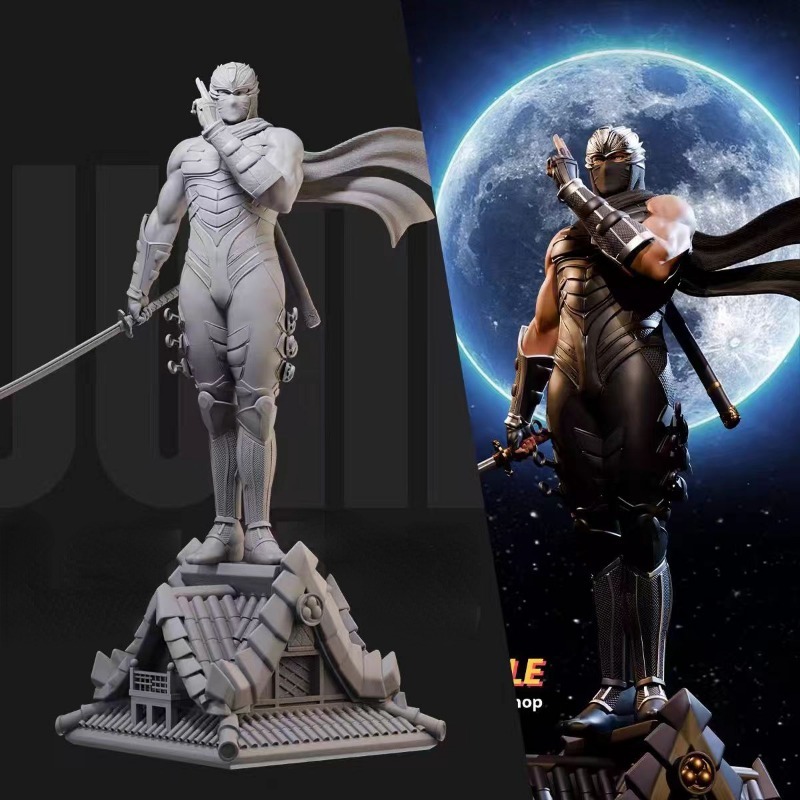 Model Kit Godzilla - 미니어처 블랙 로브 닌자 류 송진