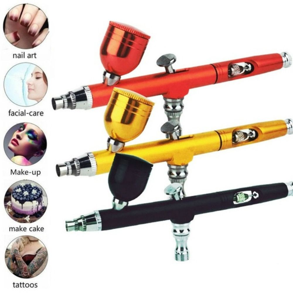 Airbrush Compressor Kit - 에어 페인트 핸드헬드 페인팅 에어브러시 키트