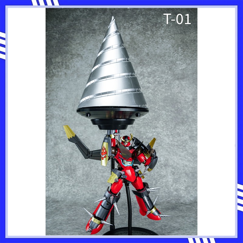 Model Kit Gurren Lagann - 비스트 킹 모델 T‑01 스파이럴 자이언트