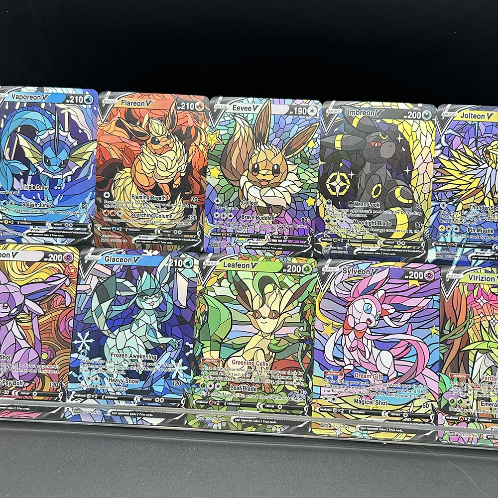 Model Kit Anime - 10 개/대 Diy PTCG Eevee Umbreon