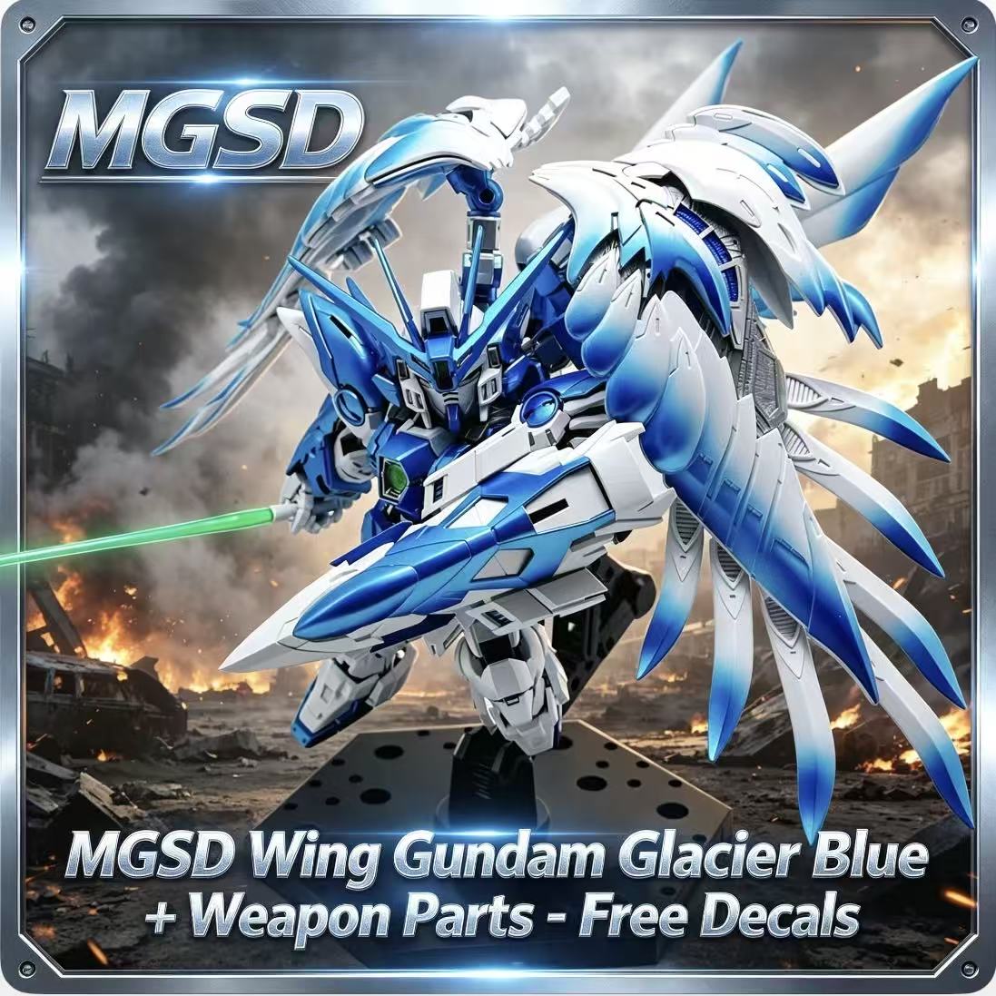 Model Kit Eighty Six - MGSD XXXG-00W0 윙 제로 EW 아이스