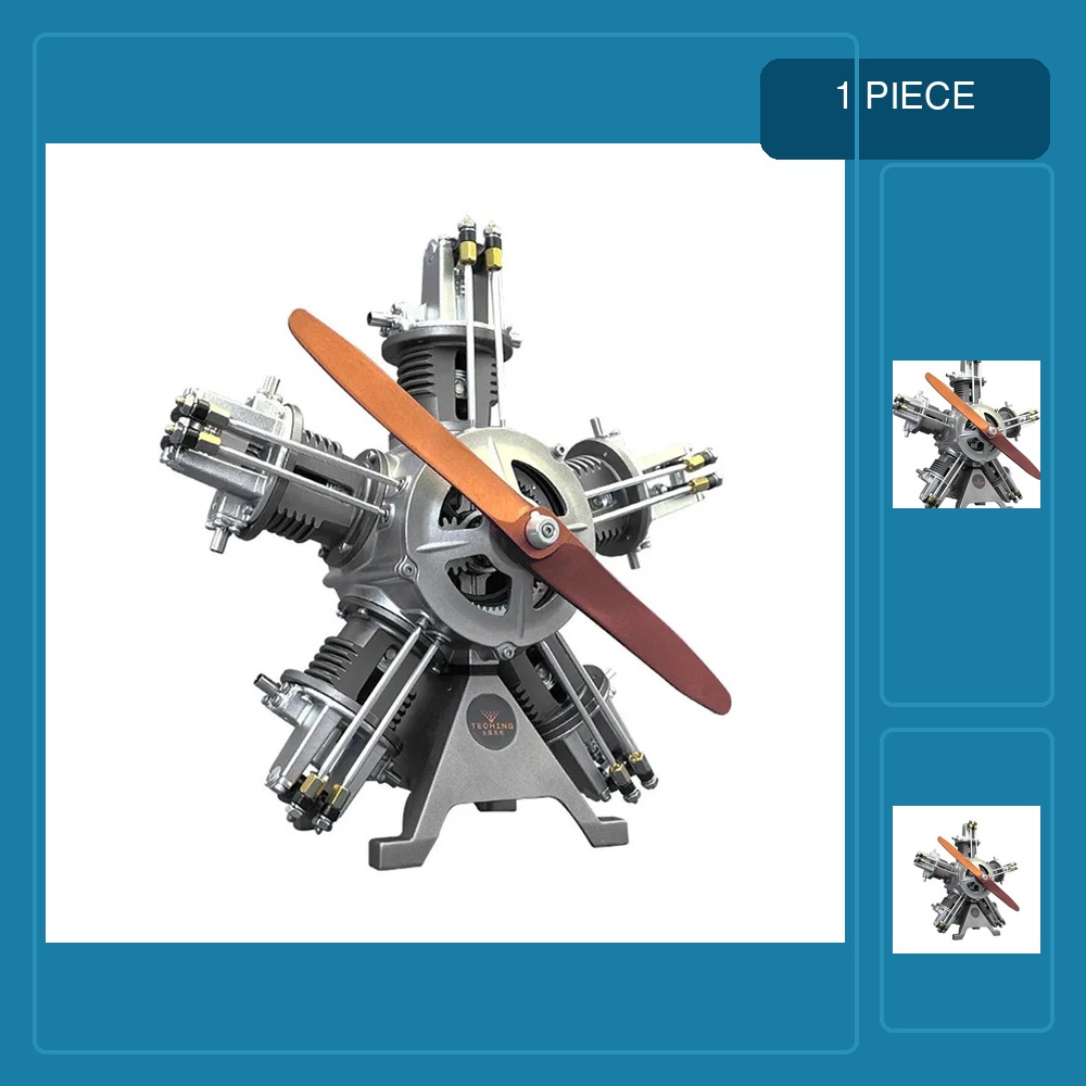 Model Kit Engine V8 - TECHING V8 엔진 금속 모델 조립