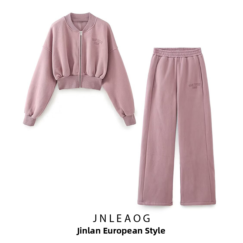 Wash Effect Set - JNLEAOG 여름 신상 여성 자수 워싱