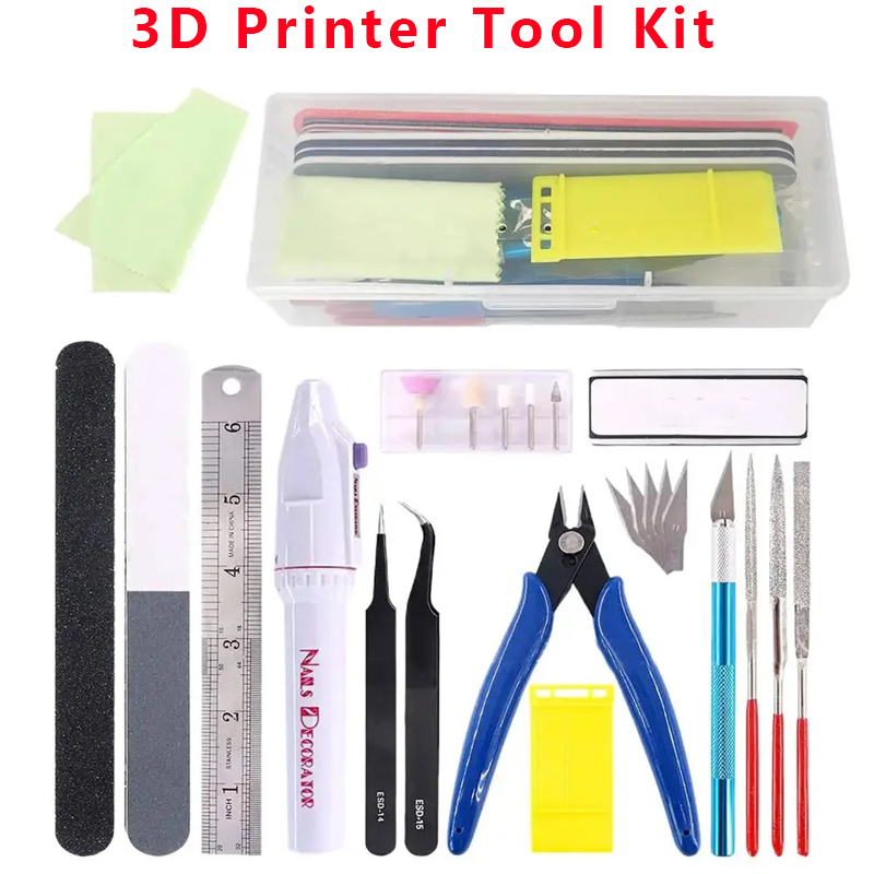 Model Kit Tweezers - 9/11/21/24/32pcs 3D 프린터 도구 키트 모델러