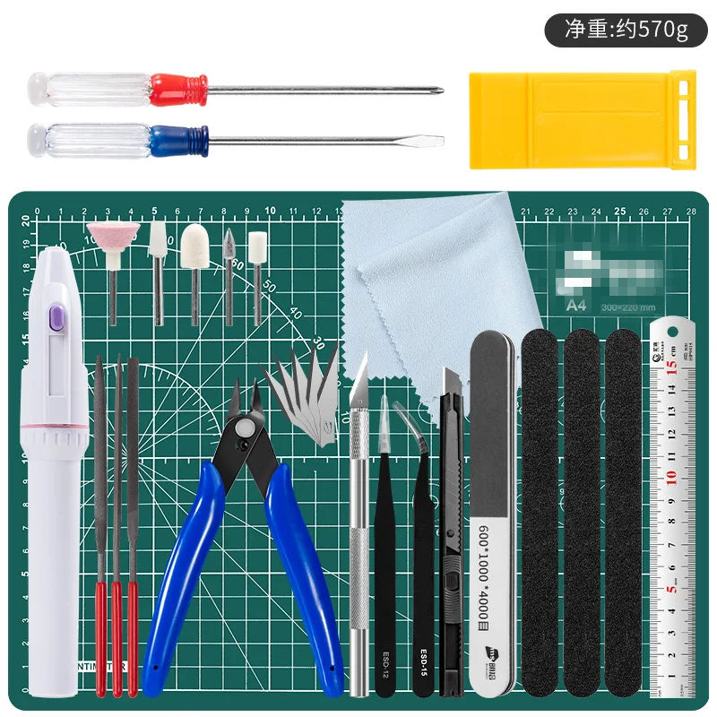 Model Kit Tweezers - 건프라 모델 제작 도구 세트 니퍼
