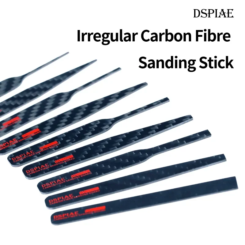 Model Kit Tweezers - DISPIAE 특수 모양의 탄소 섬유 샌딩