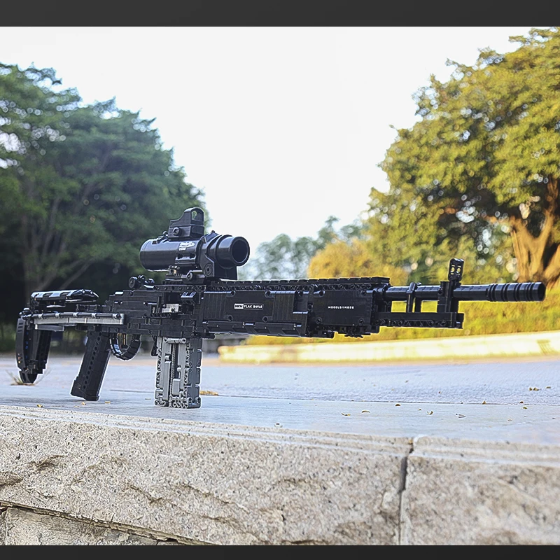 군용 MK14 전투 소총 시뮬레이션 총 조립 빌딩 블록 - Model Kit Weapons 리뷰 및 가격