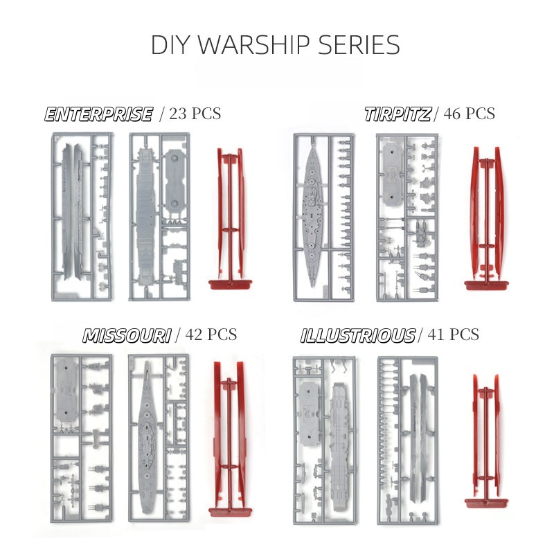 1/2000 항공모함 USS 뉴저지 미주리 독일 티르피 - Model Kit Yamato 리뷰 및 가격