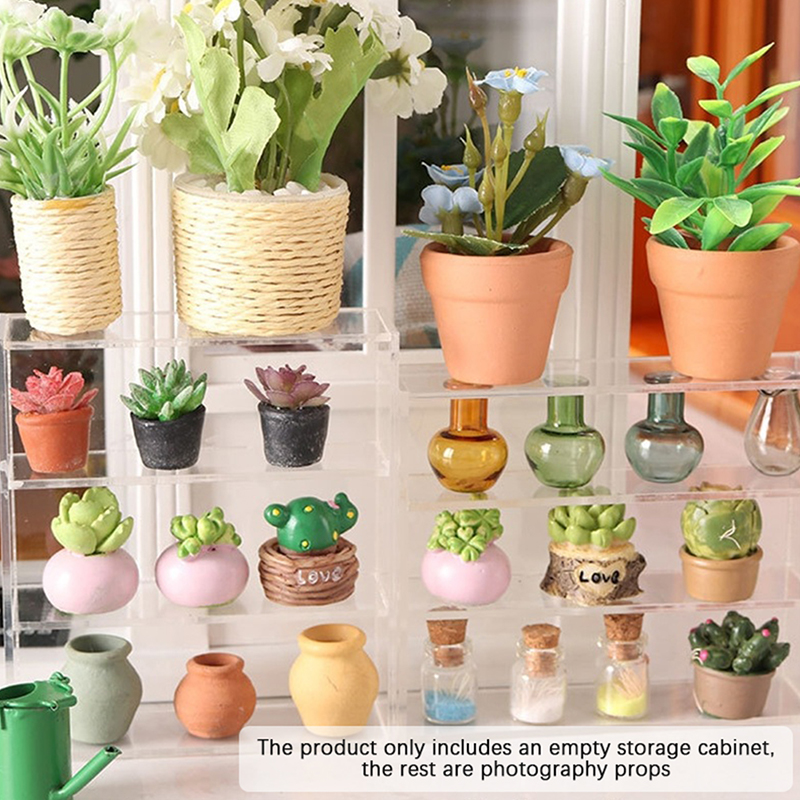 1Pc 1:12 인형 집 미니어처 다층 랙 찬장 보관  - Model Kitchen Set 리뷰 및 가격