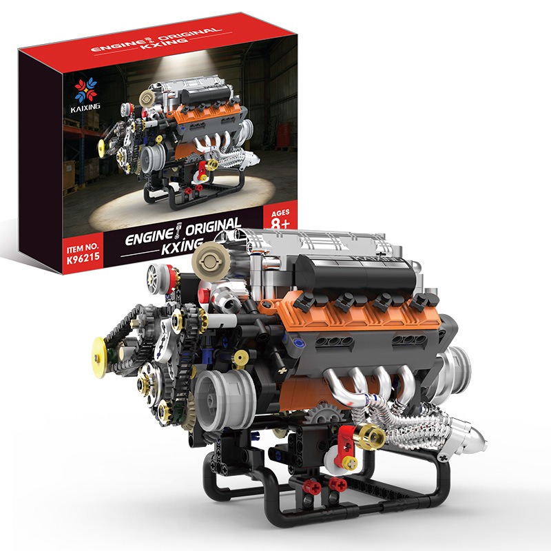 K96215 767PCS V8 엔진 모델 빌딩 블록 모 - Model Kit Engine V8 리뷰 및 가격