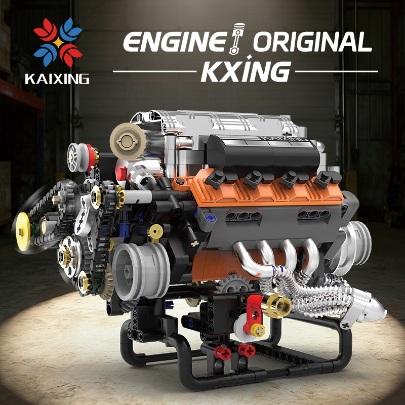 K96215 767PCS V8 엔진 모델 빌딩 블록 모 - Model Kit Engine V8 리뷰 및 가격