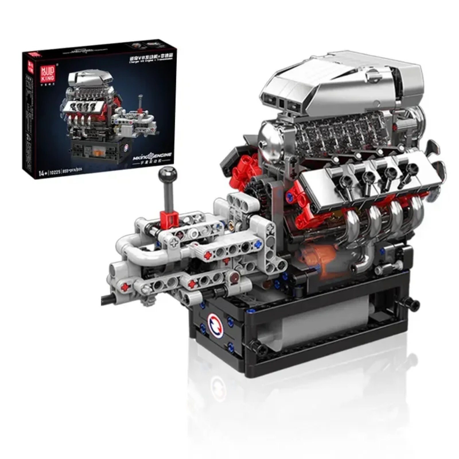 몰드 킹 10225 V8 엔진 모델 조립 키트 - 85 - Model Kit Engine V8 리뷰 및 가격