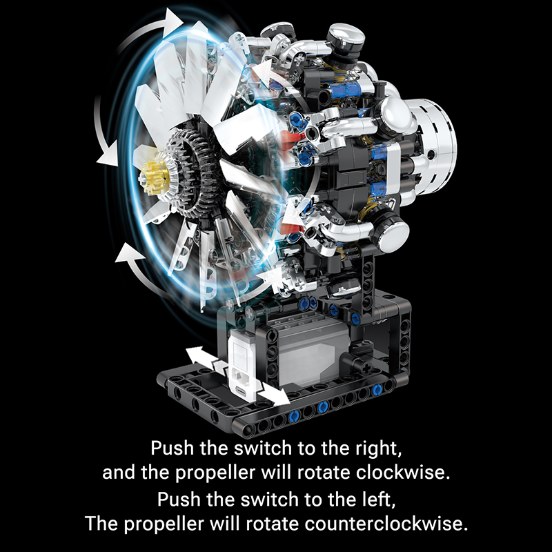 비행기 V8 엔진 모터 구동 시뮬레이션 브릭 모델 전동 - Model Kit Engine V8 리뷰 및 가격