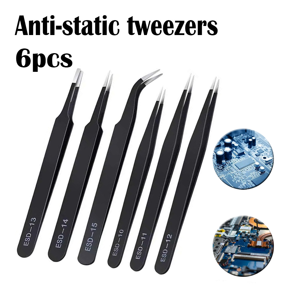 VETUS 정전기 방지 스테인레스 스틸 핀셋 Set6P - Model Kit Tweezers 리뷰 및 가격