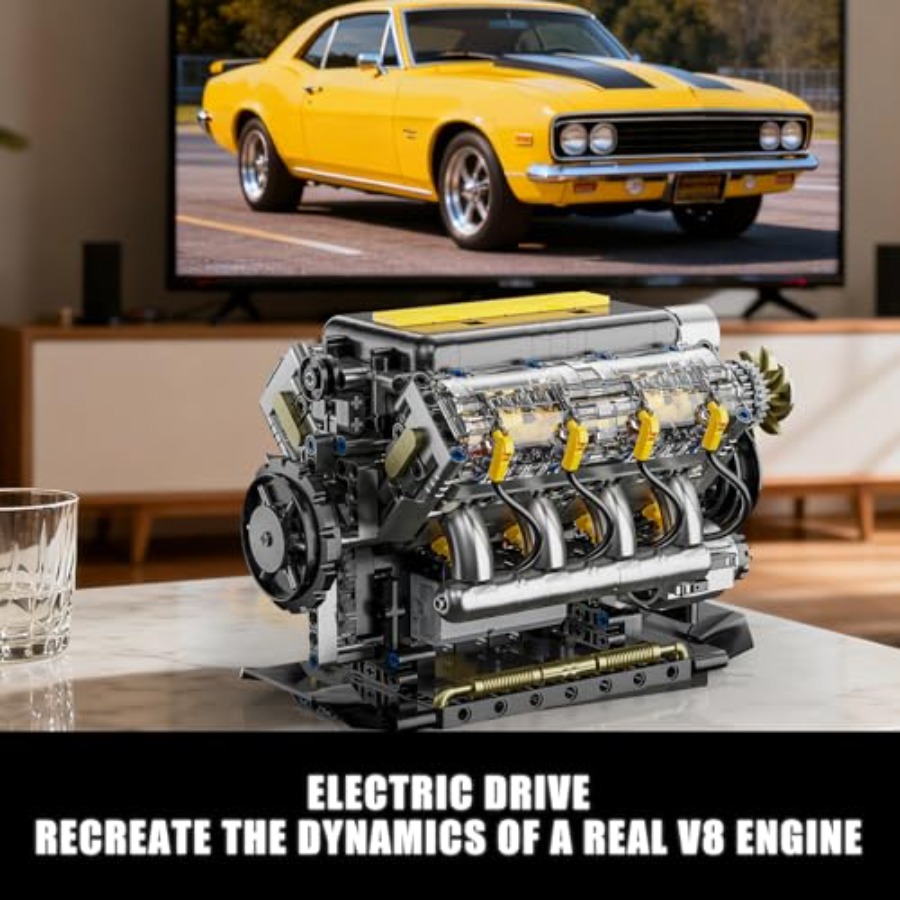 V8 엔진 모델 키트(실행 가능), 성인용 눈에 보이는 - Model Kit Engine V8 리뷰 및 가격