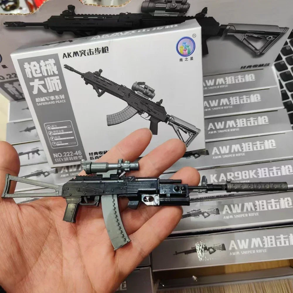 1/6 어썰트 라이플 M416 M16A4 AKM AUG - Model Kit Weapons 리뷰 및 가격