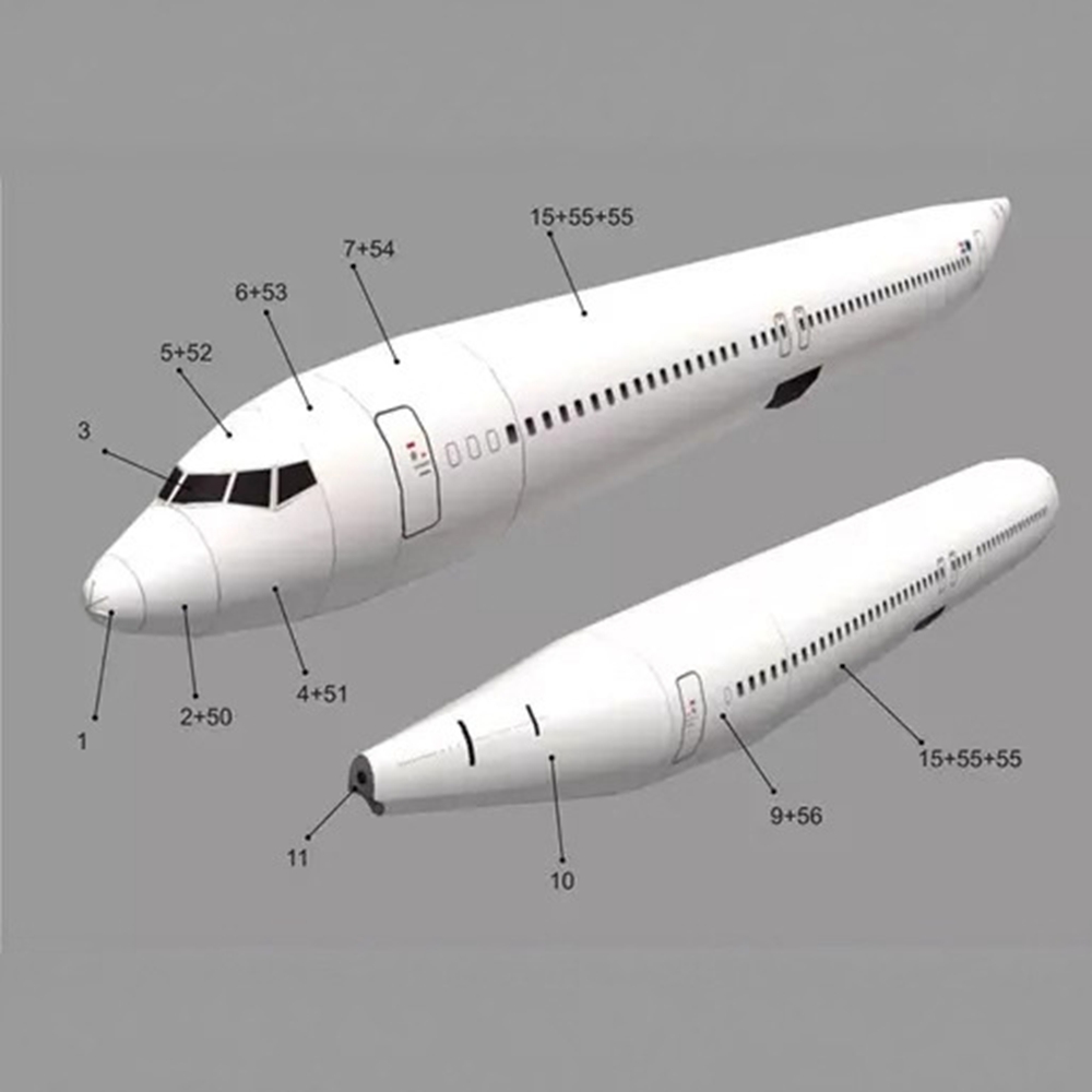 1:100 인도네시아 항공 737-800 3D 마이크로 - Model Kit Indonesia 리뷰 및 가격