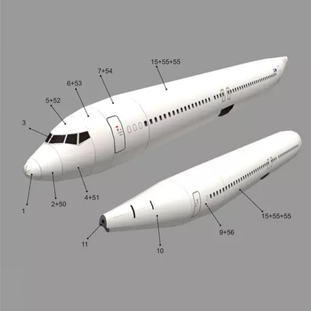 1:100 인도네시아 항공 737-800 3D 마이크로 - Model Kit Indonesia 리뷰 및 가격