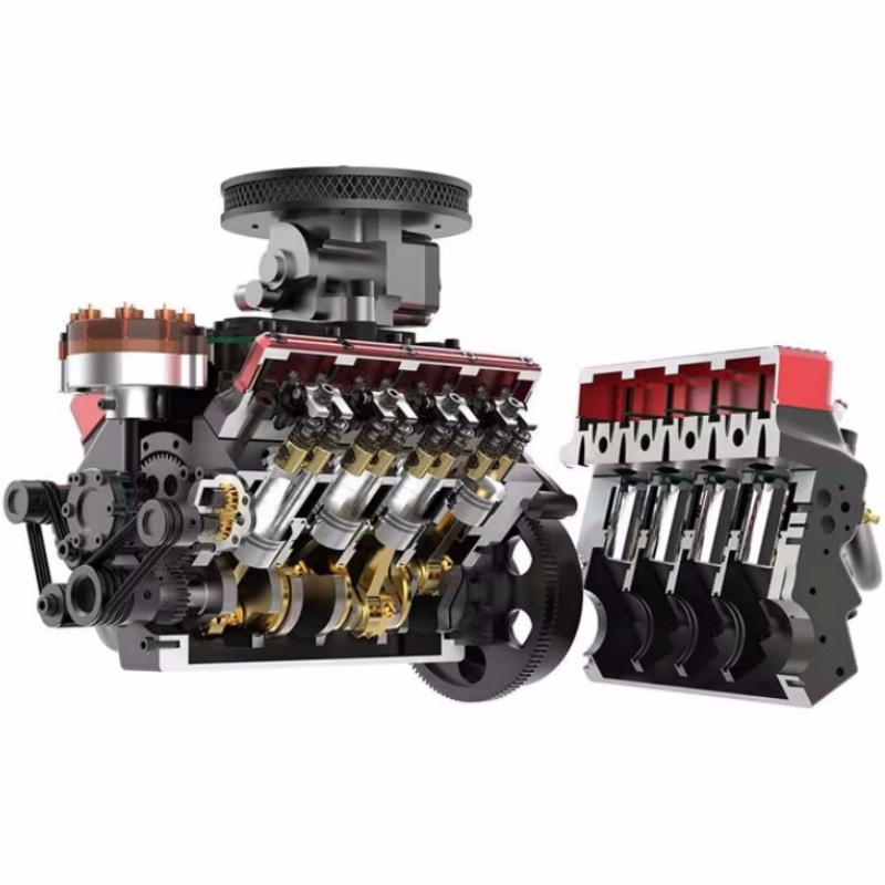 토얀 V8 가스 4행정 엔진 28cc 수냉식 엔진 모델 - Model Kit Engine V8 리뷰 및 가격