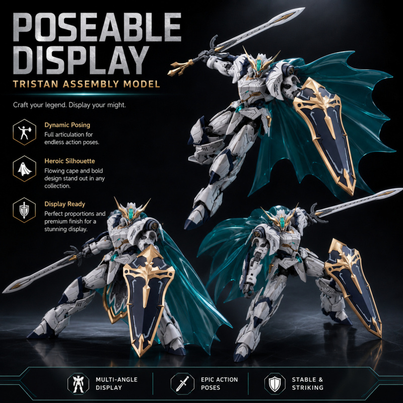 트리스탄 나이트 메카 조립 모델 키트, 검과 방패가 있 - Model Kit Tristan 리뷰 및 가격