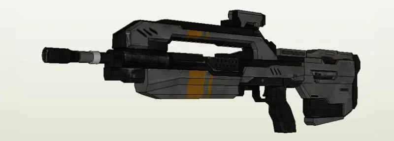 1/1 전쟁 인간 BR85HB 소총 87cm 3D 종이 - Model Kit Weapons 리뷰 및 가격