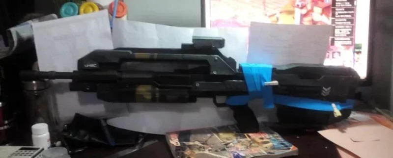1/1 전쟁 인간 BR85HB 소총 87cm 3D 종이 - Model Kit Weapons 리뷰 및 가격