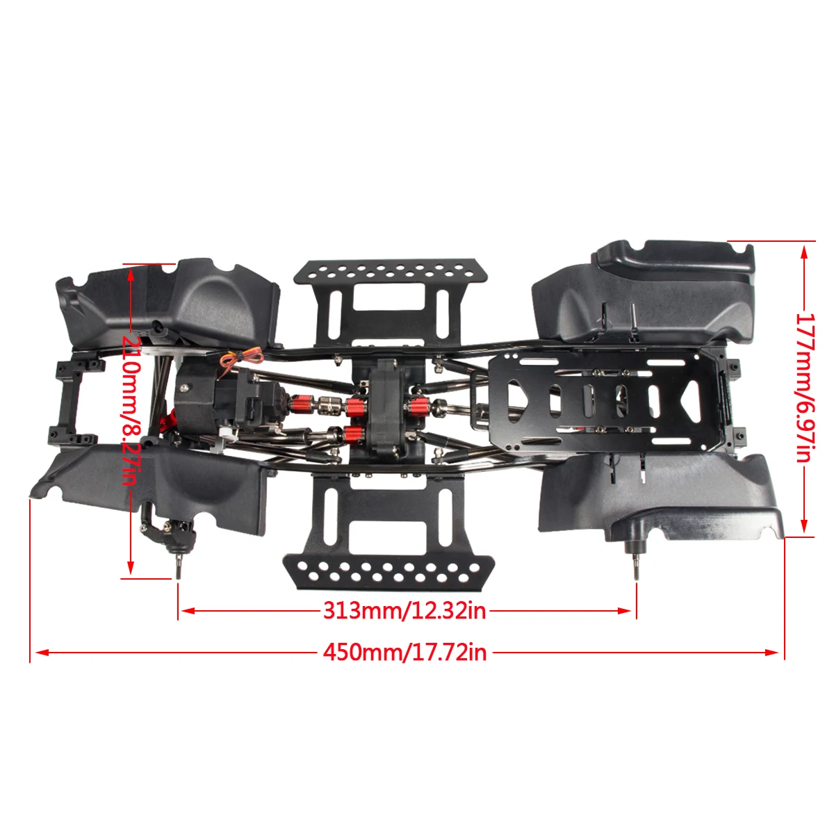 1/10 RC 크롤러 섀시 키트, 유성 기어 포함, 3 - Model Kit Helicopter 리뷰 및 가격