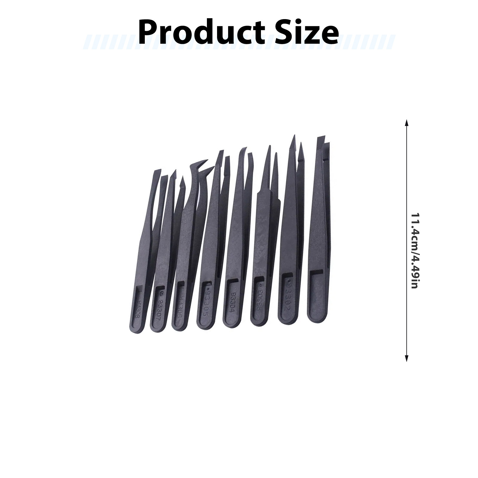 8pcs 탄소 섬유 핀셋 세트 모델 키트용 정전기 방지 - Model Kit Tweezers 리뷰 및 가격