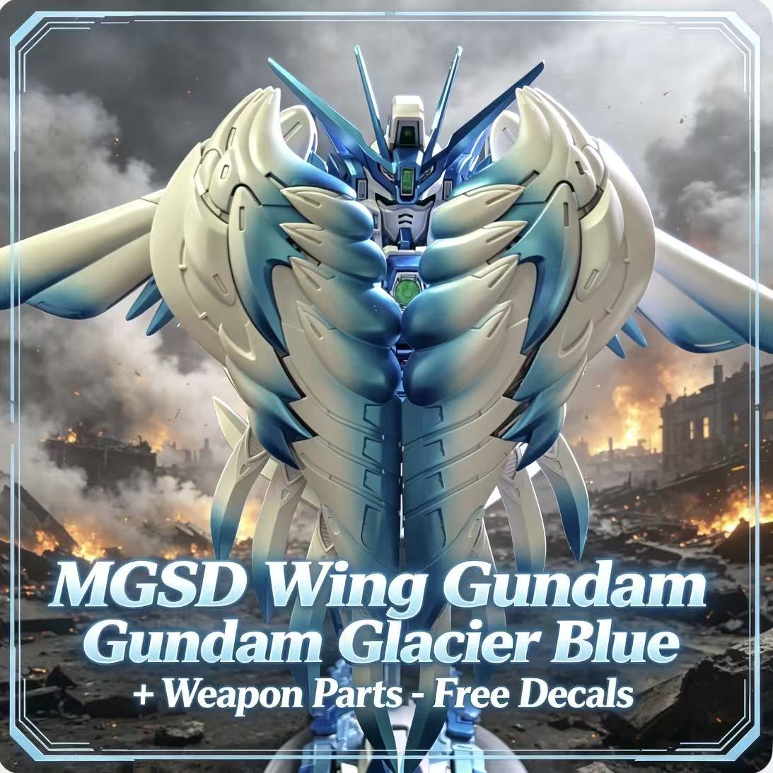 MGSD XXXG-00W0 윙 제로 EW 아이스 블루  - Model Kit Eighty Six 리뷰 및 가격