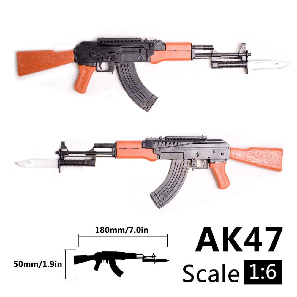 1/6 AK47 돌격소총 플라스틱 조립 총 모델 12인 - Model Kit Weapons 리뷰 및 가격