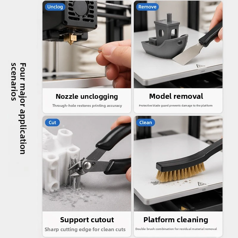 3D 프린터 모델 청소 도구 세트 스테인리스 스틸 스파 - Model Kit Tweezers 리뷰 및 가격