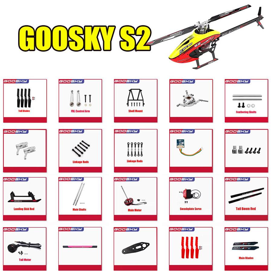 Goosky S2 헬리콥터 키트 교체 액세서리 취미가  - Model Kit Helicopter 리뷰 및 가격