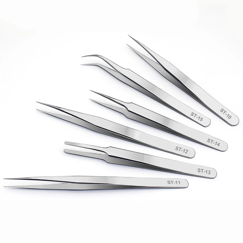 정밀 ESD 정전기 방지 핀셋 세트, 전자 수리 및 프 - Model Kit Tweezers 리뷰 및 가격