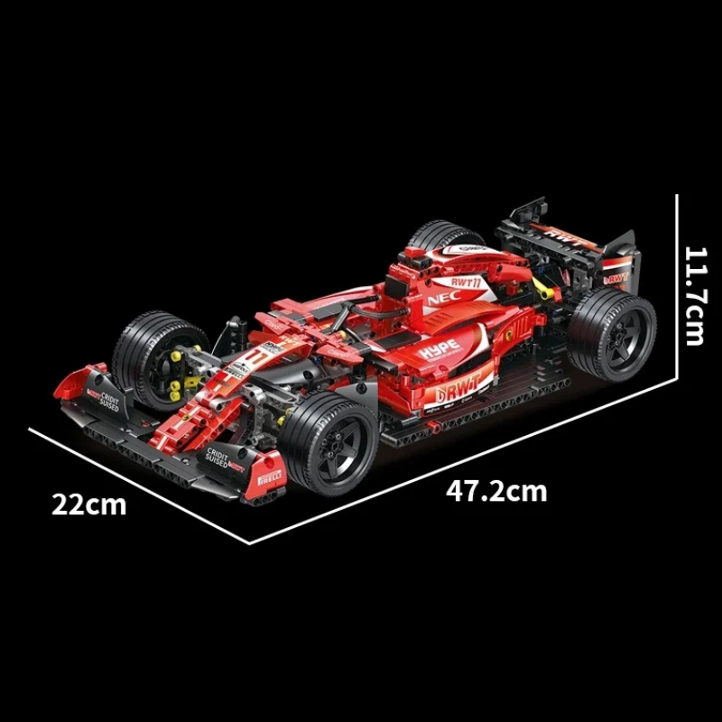 하이테크 포뮬러 자동차 023005 레드 F1 빌딩 블 - Model Kit F1 리뷰 및 가격