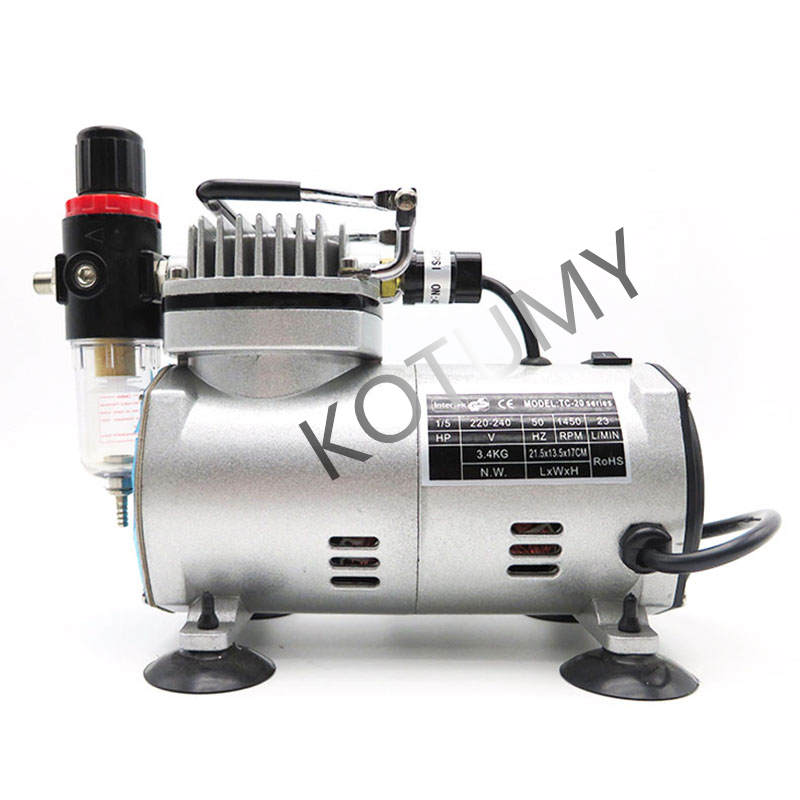 220V 110V 휴대용 공기 압축기 110W 에어 브 - Airbrush Compressor Kit 리뷰 및 가격