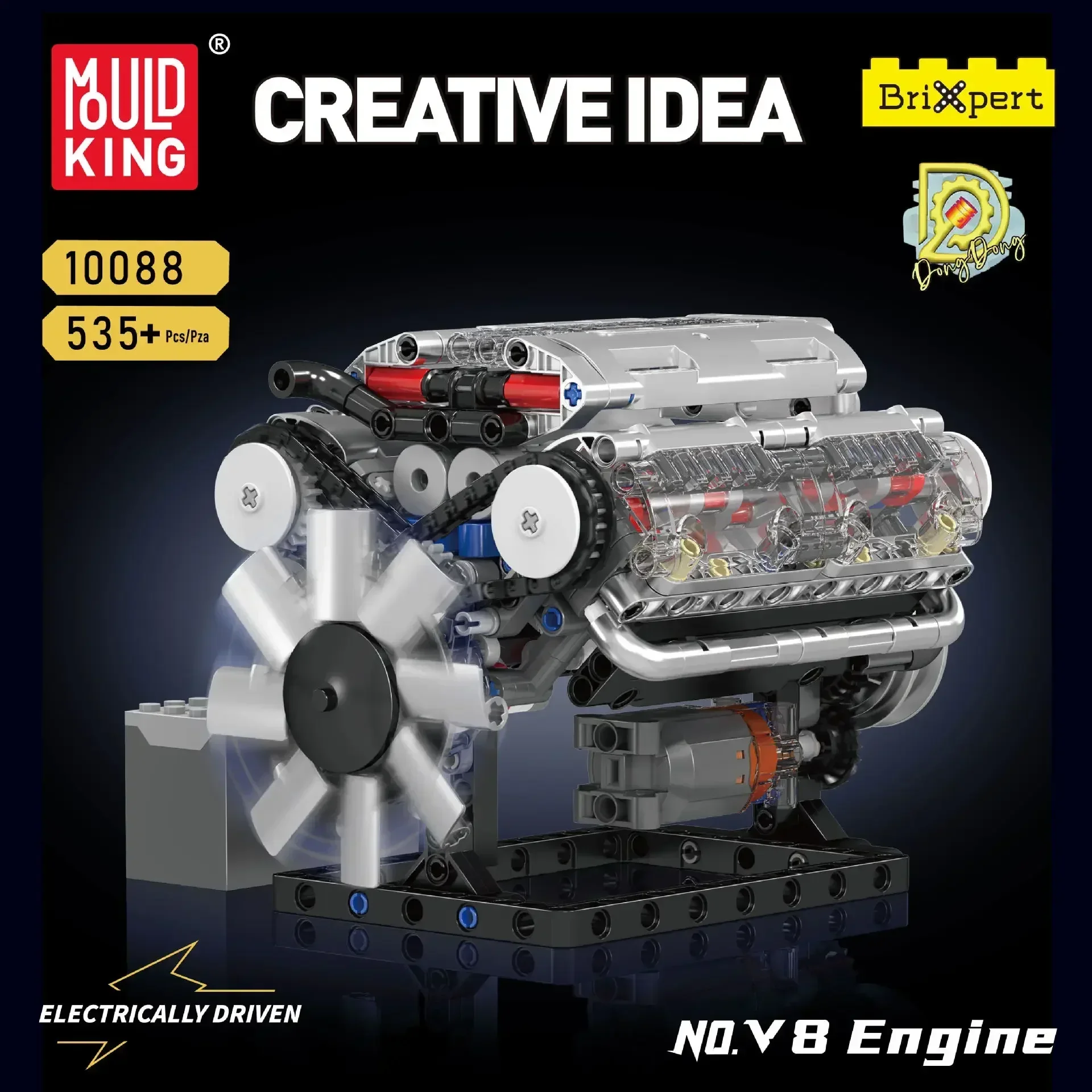 Mold King V8 엔진 빌딩 블록 세트, MOC  - Model Kit Engine V8 리뷰 및 가격