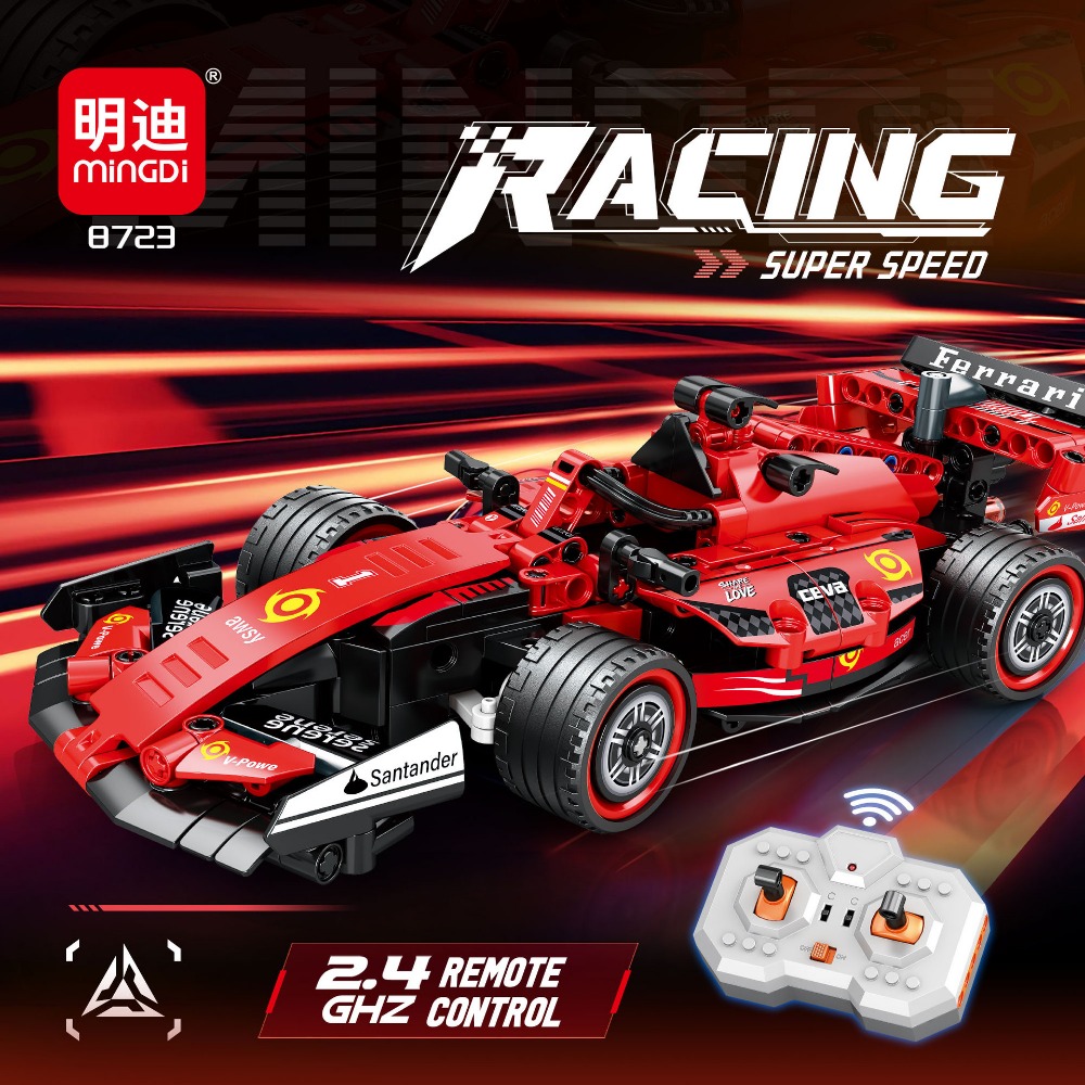 기술 원격 제어 F1 포뮬러 스포츠카 빌딩 블록 파워  - Model Kit F1 리뷰 및 가격