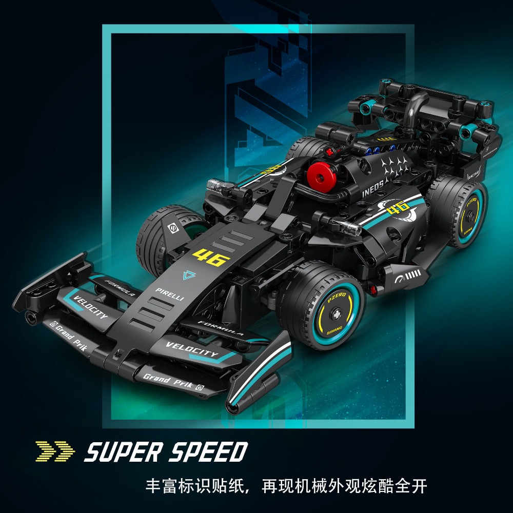 기술 원격 제어 F1 포뮬러 스포츠카 빌딩 블록 파워  - Model Kit F1 리뷰 및 가격