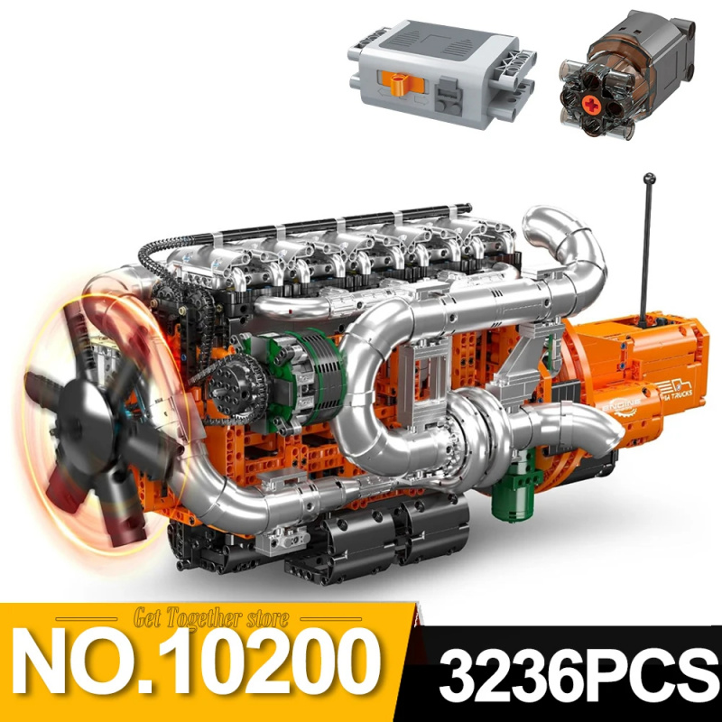 몰드 킹 10200 V8 트윈 터보 트럭 엔진 모델 키 - Model Kit Engine V8 리뷰 및 가격