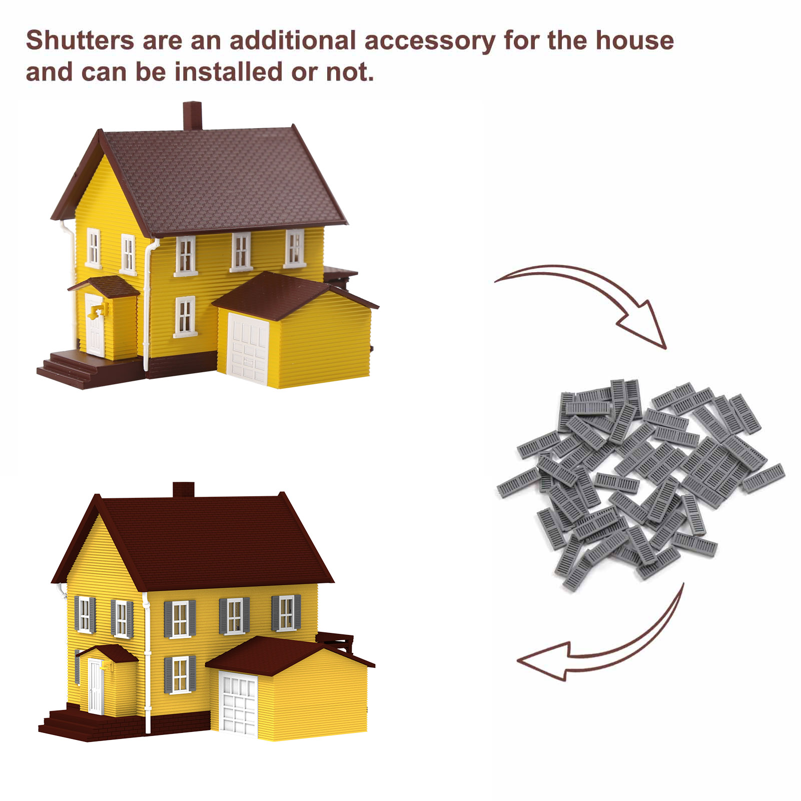 Evemodel N 스케일 1:160 모델 주택 키트  - Model Kit House 리뷰 및 가격