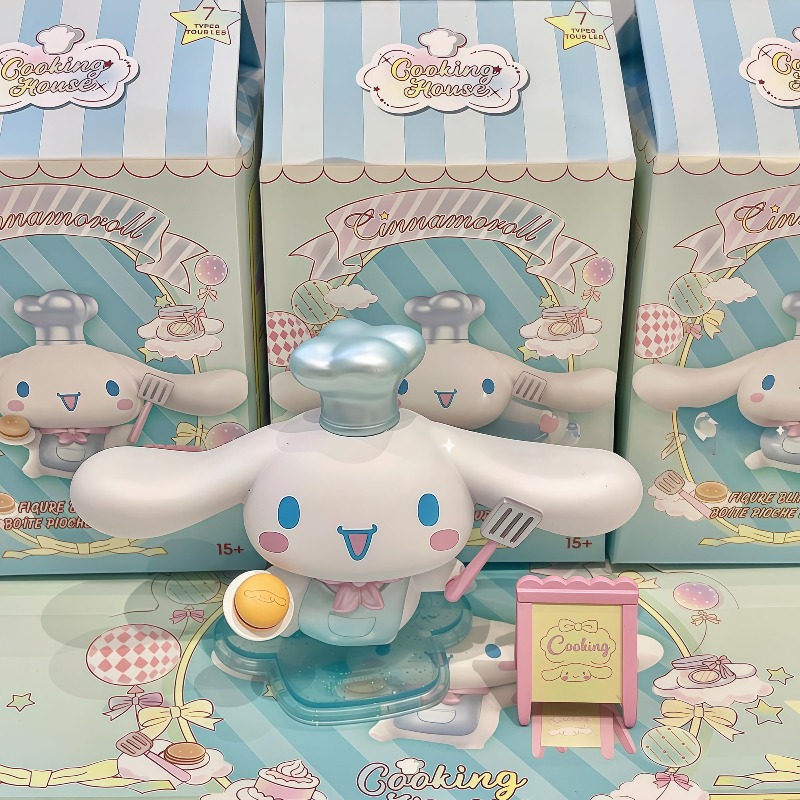 카툰 시나모롤 요리집 귀여운 블라인드 박스 장난감 애니 - Model Kit House 리뷰 및 가격