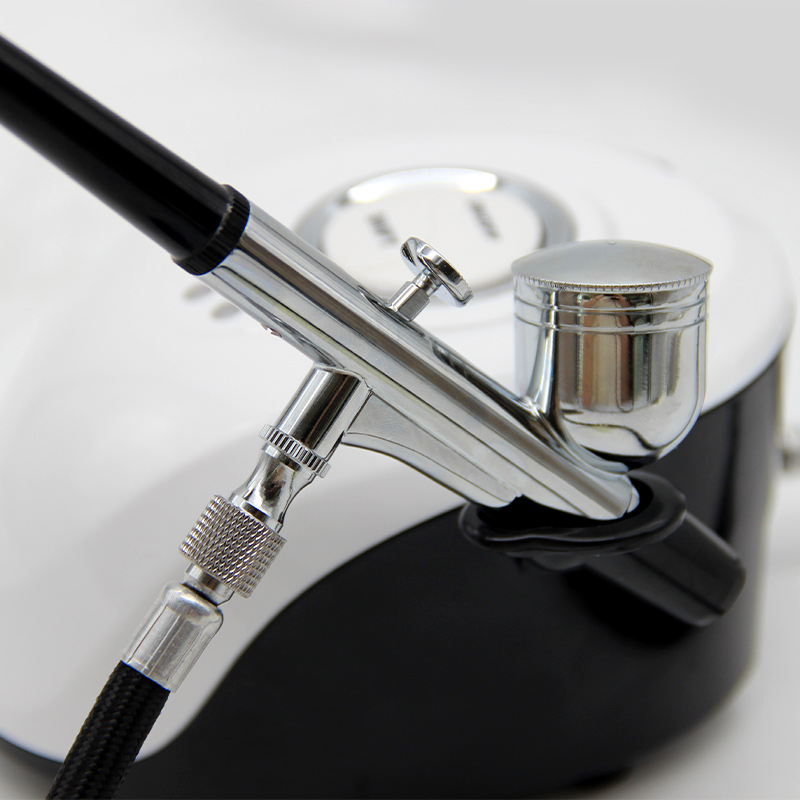 압축기가 있는 휴대용 에어 브러시, 얼굴 피부 관리,  - Airbrush Compressor Kit 리뷰 및 가격