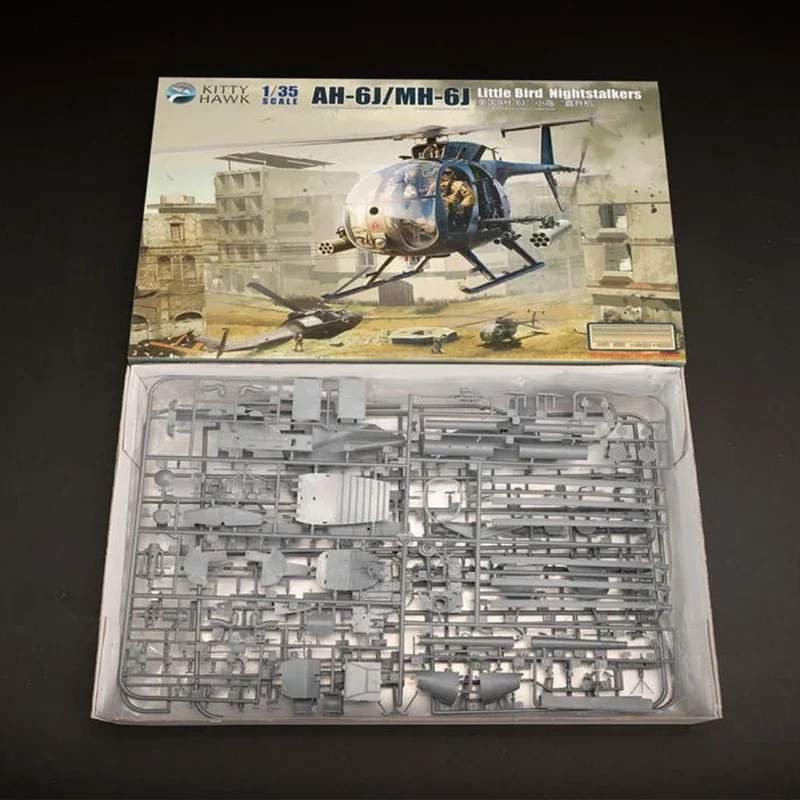 키티 호크 1/35 KH50003 미국 AH-6 J/M - Model Kit Helicopter 리뷰 및 가격