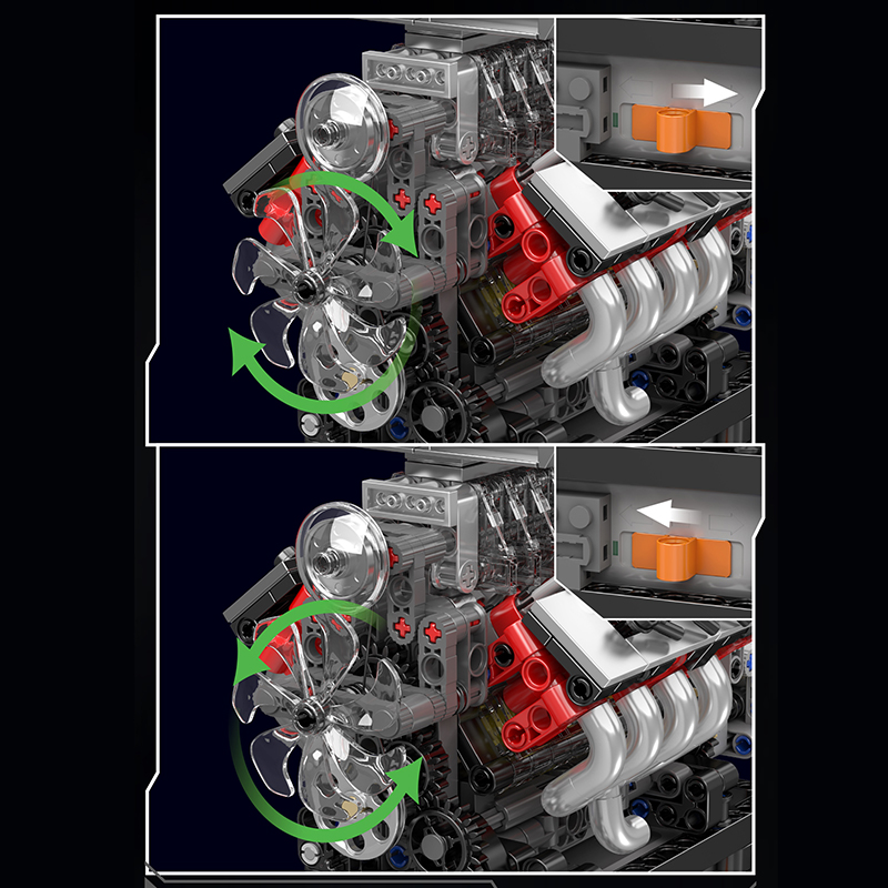 몰드 킹 10225 테크니컬 엔진 토이즈 모터라이즈 V - Model Kit Engine V8 리뷰 및 가격