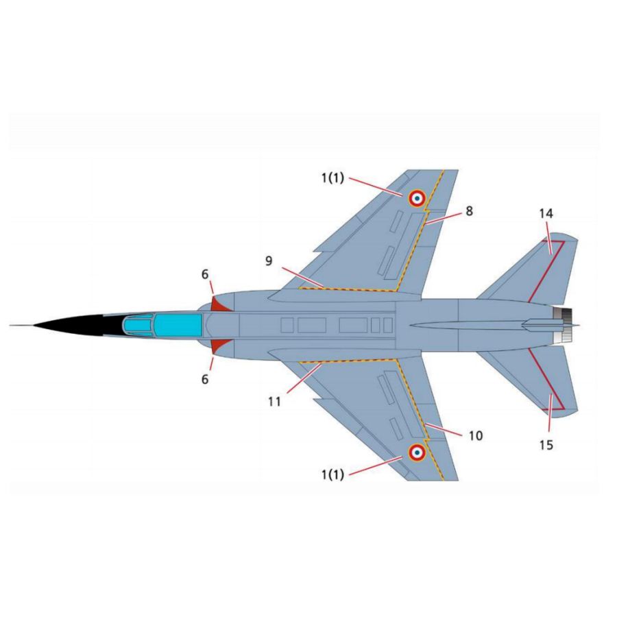 AC12665 아카데미 1/144 다쏘 미라지 F1 전 - Model Kit F1 리뷰 및 가격