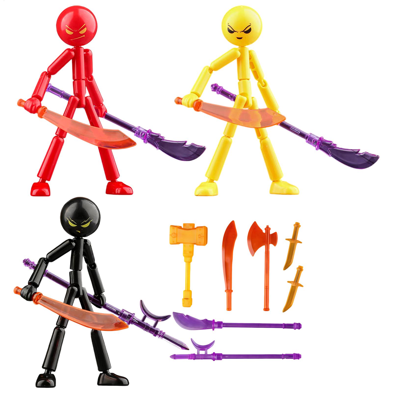 DIY 포즈 가능 스틱맨 피규어 키트, 무기와 움직이는 - Model Kit Weapons 리뷰 및 가격