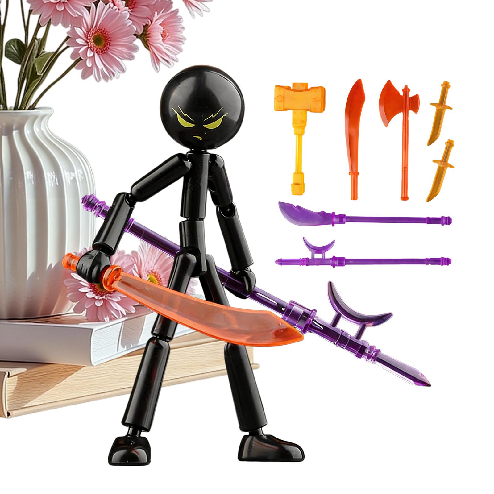 DIY 포즈 가능 스틱맨 피규어 키트, 무기와 움직이는 - Model Kit Weapons 리뷰 및 가격