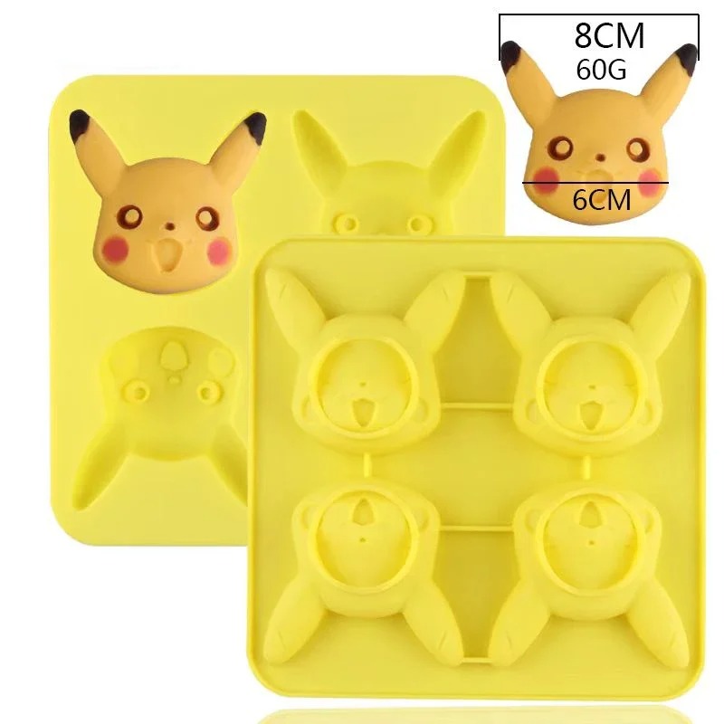새로운 피카추 실리콘 초콜릿 몰드 페이스트리 빵 케이크 - Model Kitchen Set 리뷰 및 가격
