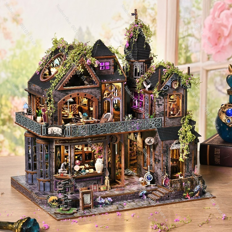 나무 미니어처 하우스 빌딩 블록 모델 키트 DIY 3D - Model Kit House 리뷰 및 가격